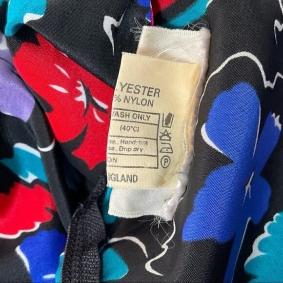Debenhams Floral colorful half sleeve dress size 8 / uk12 Gorgeous Colorful - Picture 15 of 16
